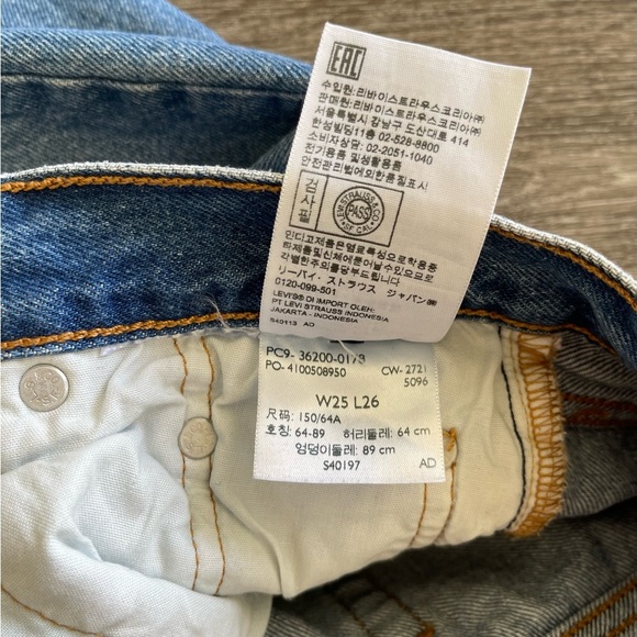 Levi's Blue Straight Jeans Vintage-Inspired Denim - Picture 7 of 7